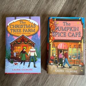 The Christmas Tree Farm and The Pumpkin Spice Café Books by Laurie Gilmore. New